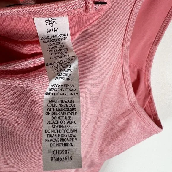Harmony Balance Athletic Tennis Mini Dress Built-In Bra‎ Pink Women's Size M NWT - Picture 9 of 9